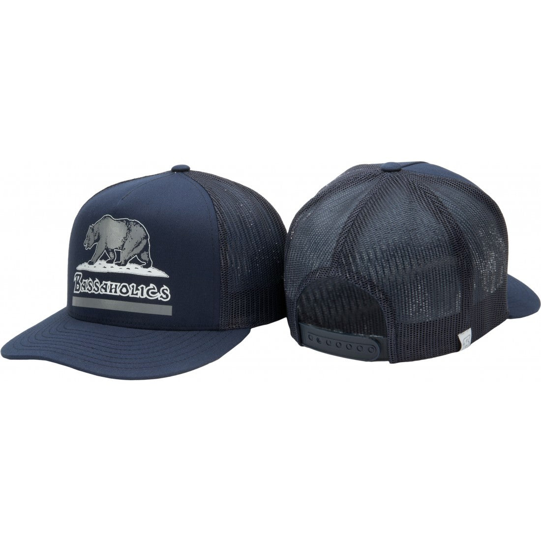 Bassaholics Trucker Snapback Hats Blue California / OSFM