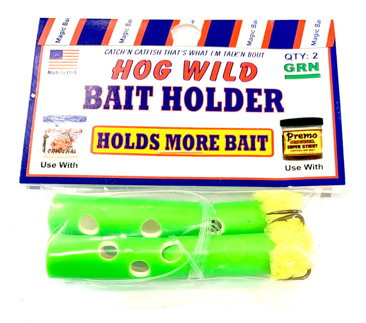 Magic Bait Hog Wild Sponge Hook, Yellow