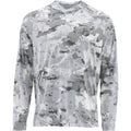 Simms Mâ€™s Solarflex Hoody-Cloud Camo Grey