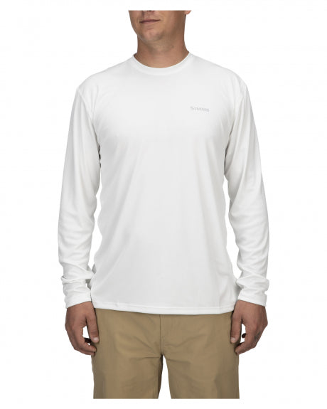 Simms Mâ€™s Solar Tech Tee LS Largemouth-Sterling