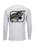 Simms Mâ€™s Solar Tech Tee LS Largemouth-Sterling
