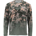 Simms Mâ€™s Challenger Solar Tech Jersey-Hex Flo Camo Timber