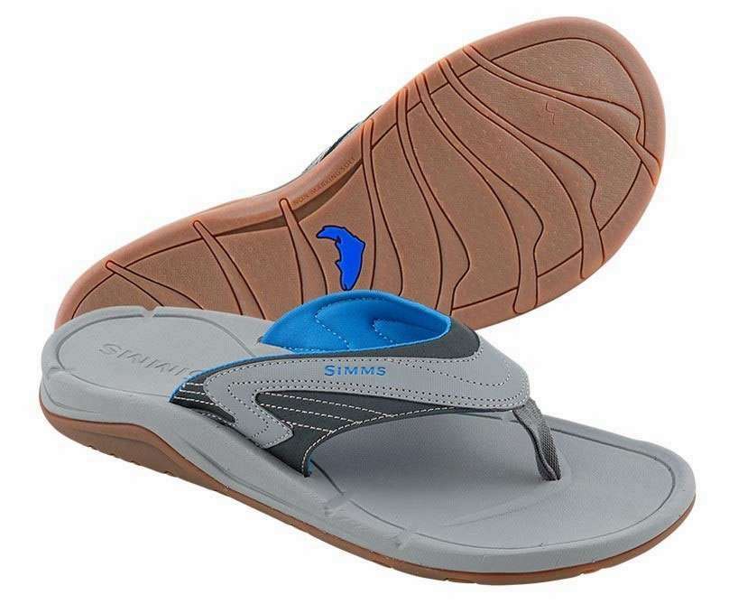 Simms Menâ€™s Atoll Flip Flop-Current