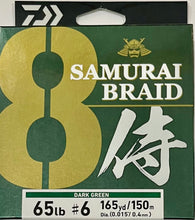 Load image into Gallery viewer, Daiwa Samurai Braid X8
