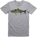 Simms Mâ€™s Bass Destruction SS Tee-Grey Heather