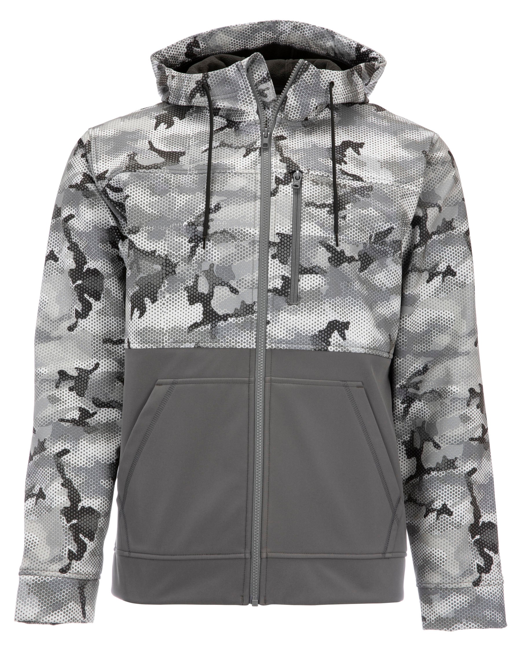 Simms Mâ€™s Rogue Hoody-Hex Flo Camo Steel