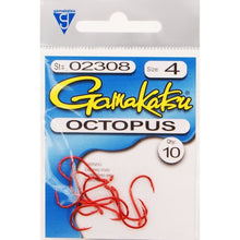 Load image into Gallery viewer, Gamakatsu Octopus Hooks Red
