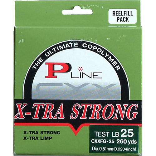 P-Line CXX X-TRA STRONG-MOSS GREEN – Clearlake Bait & Tackle