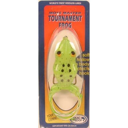 SNAG PROOF MOSS Master Tournament Popper Rubber Frog Lure - Used