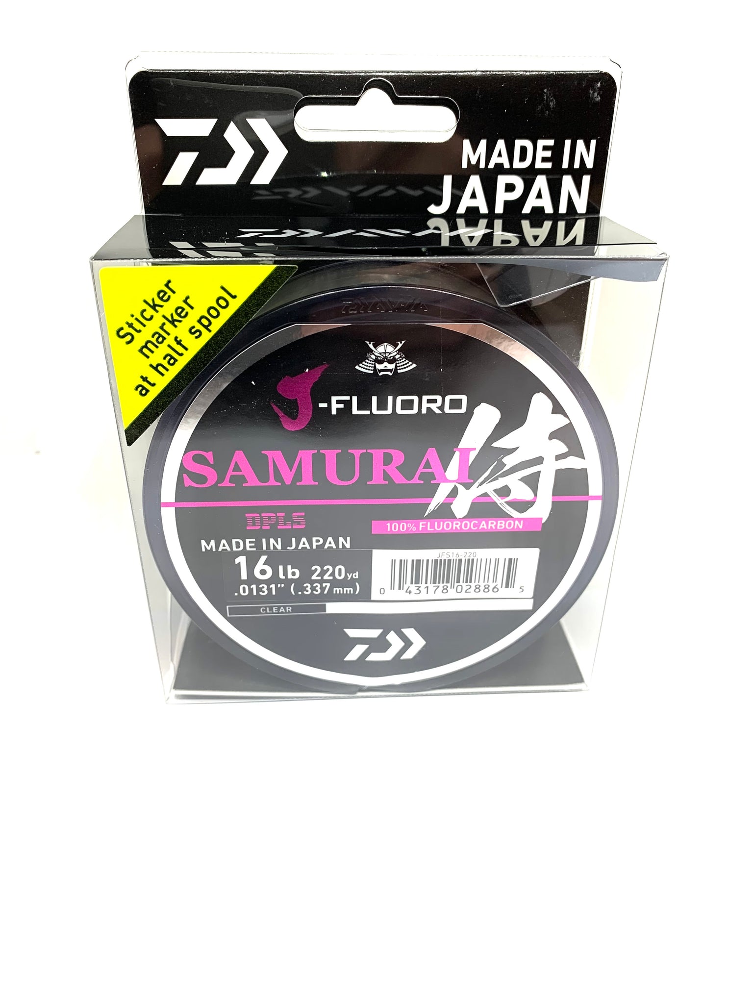 Daiwa J-Fluoro Samurai Fluorocarbon – Clearlake Bait & Tackle