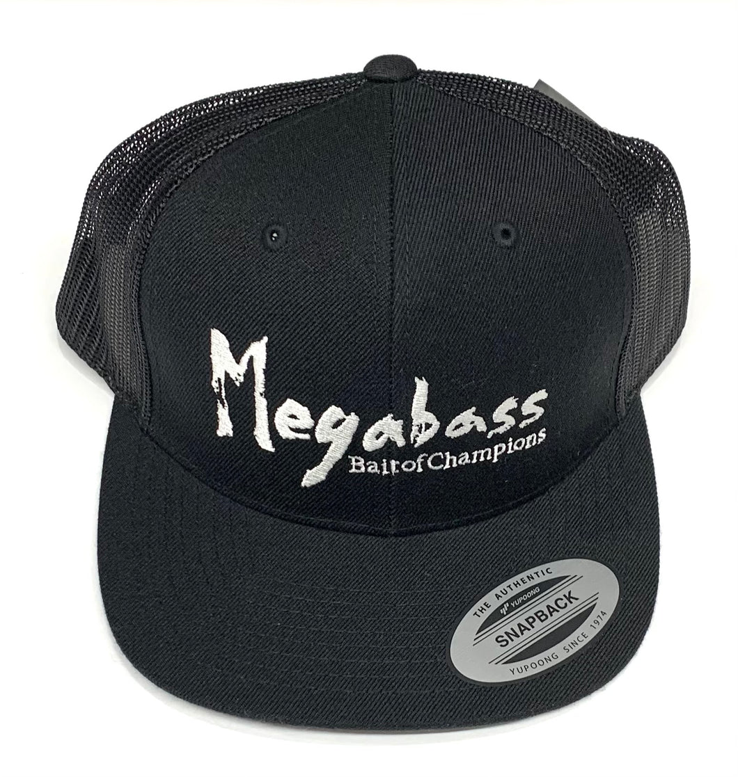 Megabass Brush Mesh Hat Black