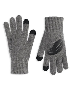 Simms Wool Full Finger Glove-Steel