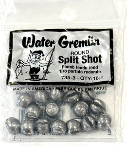 Water Gremlin Round Split Shot - 4